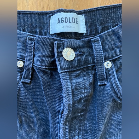 AGOLDE size 26 90’s jean black wash - Picture 2 of 9
